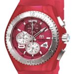 Technomarine Women’s Cruise Stainless Steel Quartz Watch with Silicone Strap, Pink, 25 (Model: TM-115107)