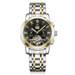 HYFFYH Watches Men’s Business Waterproof Mechanical Watch Casual Luminous Watch Multi-Handed Analog Watch Men Watch