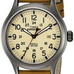 Timex Men’s TWC001200 Expedition Scout Natural/Tan Leather Strap Watch