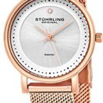 Stuhrling Original Women’s 734LM.05 Ascot Casatorra Elite Analog Swiss Quartz Rose Gold-Tone Stainless Steel Watch