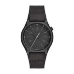 Fossil Men’s Barstow Black Leather Watch FS5511