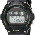 Casio Kids W-214HC-1AVCF Classic Digital Display Quartz Black Watch