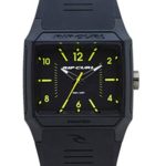 Rip Curl Men’s Analog-Quartz Watch with Rubber Strap, Black, 25.4 (Model: A3038MLI1SZ)