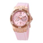 Guess Womens Analogue Quartz Watch with Silicone Strap W1053L3