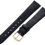 Hadley-Roma Men’s MSM700RA-170 17mm Black Genuine Lizard Leather Watch Strap