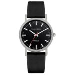 Danish Design IQ13Q199 – Women’s Wrist Watch, Black Leather Strap