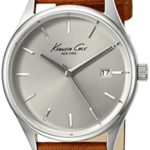 Kenneth Cole New York Women’s ‘Classic’ Quartz Stainless Steel and Brown Leather Dress Watch (Model: 10026626)