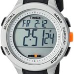 Timex Men’s TW5M24600 Ironman Essential 30 Black/Gray/Orange Silicone Strap Watch