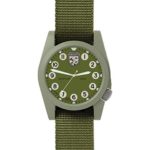 Bertucci Gamekeeper 13375 Unisex Olive Nylon Band Forest Quartz Dial Watch