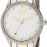 Juicy Couture Black Label Women’s Swarovski Crystal Accented Two-Tone Bracelet Watch