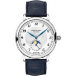 Montblanc Men’s Star Legacy 42mm Blue Alligator Leather Band Steel Case Automatic Analog Watch 117578