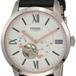 Fossil Men’s ME3104 Automatic Self-Wind Watch with Black Strap
