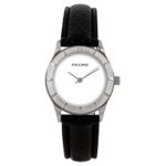 Pedre Women’s Silver-Tone Strap Watch with Markers on Bezel #7505SX