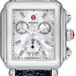 Michele Deco Day Diamond Women’s Luxury Watch w/Midnight Navy Crystal Strap MWW06P000014