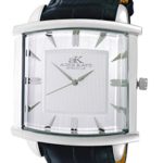 Mens Swiss Two Layer Classic Design by Adee Kaye-Silver Tone/Silver dial