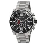 Akribos XXIV Men’s ‘Conqueror” Chronograph Watch – 3 Subdials and Date Window On Textured Dial On Stainless Steel Bracelet – AK639