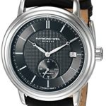 Raymond Weil Men’s 2838-STC-20001 Analog Display Swiss Automatic Black Watch