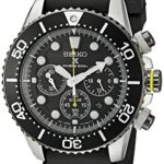 Seiko Men’s SSC021 Solar Diver Chronograph Watch
