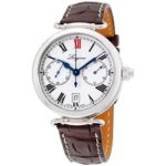 Longines Heritage White Dial Brown Leather Mens Watch L27764213