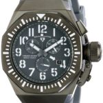 Swiss Legend Men’s 10540-GM-014-WA Trimix Diver Chronograph Grey Dial Grey Silicone Watch