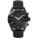 Montblanc Men’s TimeWalker 43mm Black Rubber Band IP Steel Case Automatic Analog Watch 116101