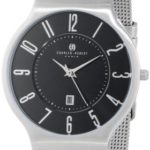 Charles-Hubert, Paris Men’s 3948-B Premium Collection Stainless Steel Watch with Mesh Bracelet
