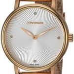 Wenger Women’s Urban Donnissima Swiss-Quartz Stainless-Steel Strap, Gold, 16.5 Casual Watch (Model: 01.1721.114)