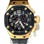 Swiss Legend Men’s 10541-YG-01-BB Trimix Diver Collection Chronograph Black Rubber Watch