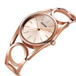 Women’s Quartz Analog Rose Gold-toned Wrist Watch, Fashion Simple Dress Bracelet Watches for Women Ladies