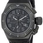 Swiss Legend Men’s 10540-BB-01-GRYA Trimix Diver Chronograph Black Dial Black Silicone Watch