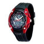 Sector No Limits Men’s Street Fashion Stainless Steel Quartz Sport Watch with Rubber Strap, Black, 18 (Model: R3251574002)