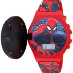 Marvel Quartz Watch with Plastic Strap, red, 19 (Model: SPD4483)
