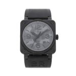 Bell & Ross BR 03-92 Mechanical (Automatic) Black Dial Mens Watch BR0392-CAMO-CE/SRB (Certified Pre-Owned)