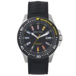 Nautica Men’s Analogue Quartz Watch with Silicone Strap NAPJBC003