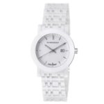 Burberry Women’s BU1870 Ceramic White Ceramic Bracelet Watch