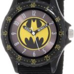 Batman Boys’ BAT5038 Black “Time Teacher” Batman Watch