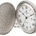 Charles-Hubert, Paris 3940 Classic Collection Chrome Finish Brass Pocket Watch