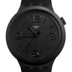 Swatch Mens Analogue Quartz Watch with Silicone Strap SO27B100