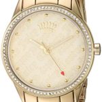 Juicy Couture Black Label Women’s Swarovski Crystal Accented Gold-Tone Bracelet Watch
