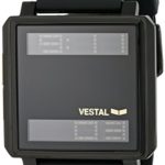Vestal Unisex TRADR06 Transom Digital Display Quartz Black Watch