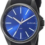 Rip Curl Men’s Quartz Sport Watch with Silicone Strap, Black, 22.1 (Model: A3120BLU1SZ)