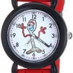 Disney Boys Toy Story 4 Analog-Quartz Watch with Silicone Strap, red, 16 (Model: WDS000723)