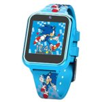 Sonic the Hedgehog Touch-Screen Smartwatch, Built in Selfie-Camera, Non-Toxic, Easy-to-Buckle Strap, Blue Smartwatch – Model: SNC4055AZ