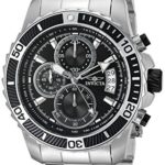 Invicta Men’s Pro Diver Quartz Watch with Stainless-Steel Strap, Silver, 22 (Model: 22412)