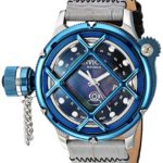 Invicta Men’s ‘Russian Diver’ Swiss Quartz Stainless Steel and Two Tone Leather Casual Watch (Model: 18590)
