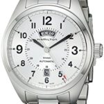Hamilton H70505153 Watch Khaki Field Mens – Silver Dial Stainless Steel Case Automatic Movement