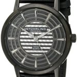 Stuhrling Original Men’s 398.33551 Classic Winchester Colosseum Swiss Quartz Slim Black Watch