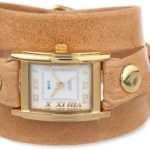 La Mer Collections Women’s LMSTW3007 Camel Gold Simple Wrap Watch