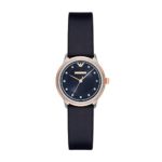 Emporio Armani Women’s AR2066 Dress Blue Leather Quartz Watch