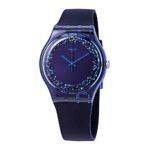 Swatch 1809 Think Fun Quartz Silicone Strap, Blue, 19 Casual Watch (Model: SUON134)